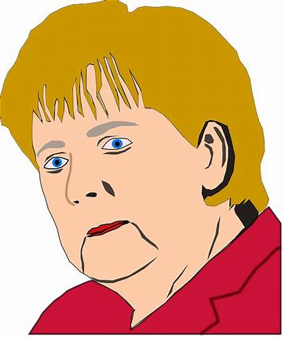 Merkel Angela Clipart Openclipart Immigration Far Policy