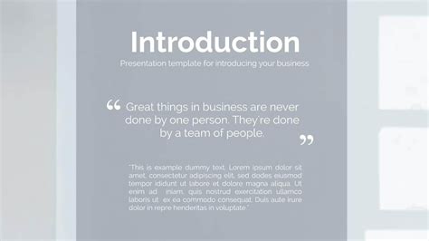 Business Introduction Powerpoint Template Ppt Slides Sketchbubble 8 March