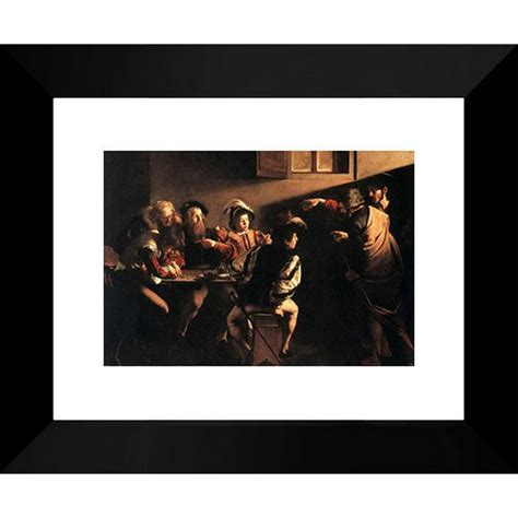 The Calling Of St Matthew 15x18 Framed Art Print By Caravaggio