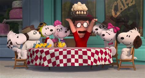 The Peanuts Movie After Credits Bonus Scene Snoopy Celebration