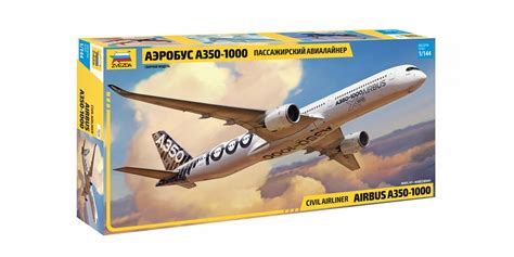 Zvezda Airbus A350 1000 1144 Kit Plastik Flugheli Ab 1144