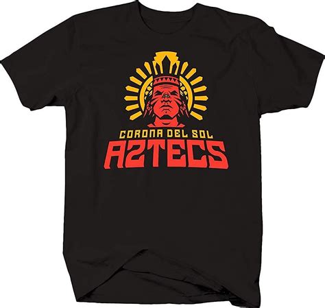 Kingloo Mens Lustiges T Shirt Corona Del Sol Aztecs Lustiges
