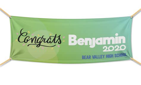 Freestyle Color 10 Graduation Banners 2x5