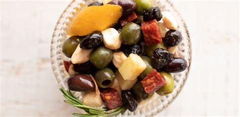 Spanish Marinated Olives Recipe Marinated Olives Food Network