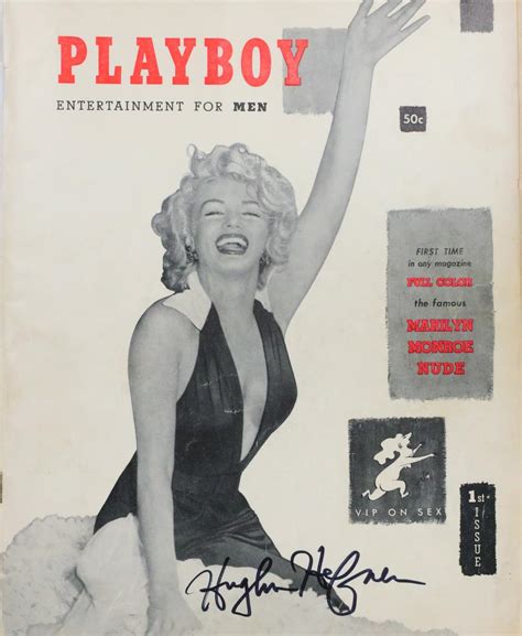 Sold Price Hugh Hefner Signed First Issue Of Playboy Magazine