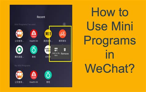 How To Use Mini Programs In Wechat Webnots