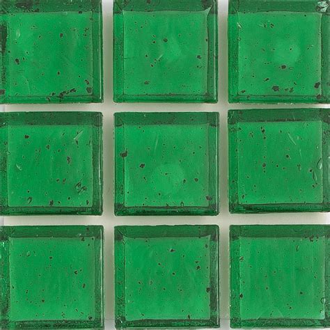 Emerald Clear 1x1 Glass Tile E11 304 01s American Glass Mosaics Aquablu Mosaics