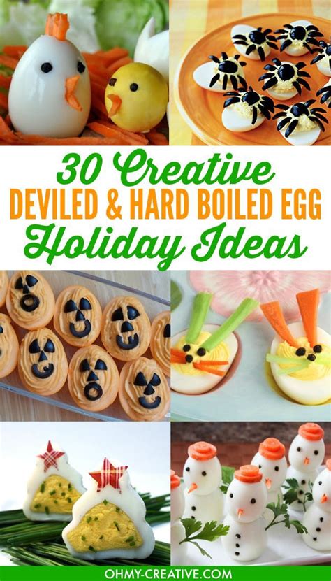 30 Creative Deviled Egg And Hard Boiled Egg Holiday Ideas In 2020