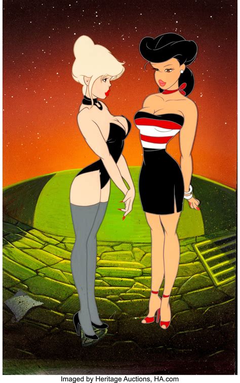 Cool World Holli Would And Lonette Color Model Cel With Background Lot 95692 Heritage
