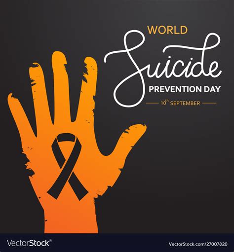 World Suicide Prevention Day Concept Royalty Free Vector