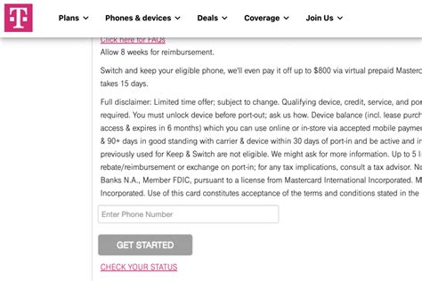 T Mobile Keep And Switch Rebate Status