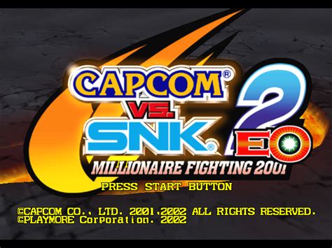 Capcom Vs Snk 2 Eo Microsoft Xbox