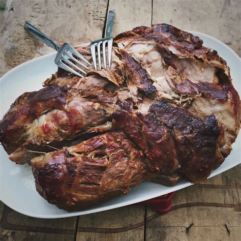 Zoet Pittige Pulled Pork Van Varkens Procureur Cookingdom Recepten