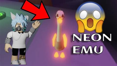 Making A Neon Emu Adopt Me Roblox Youtube