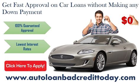 Autoloanbadcredittoday Offers No Money Down Car Loans For Bad Credit