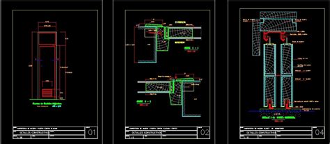 Wood Sliding And Opening Door Dwg Detail For Autocad • Designs Cad