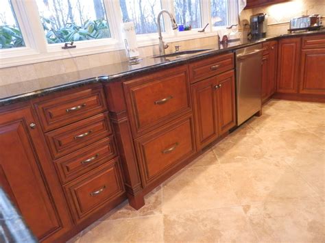 Traditional Look Of Raised Panel Cherry Cabinetry Kitchen Design Center
