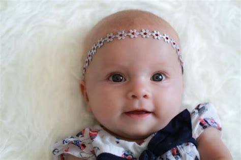 Flower Headband With Swarovski Crystals Baby Girls Photography