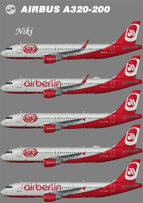 Air Berlin Airbus A320 200 Opb Niki Nils Juergens Paint Hangar