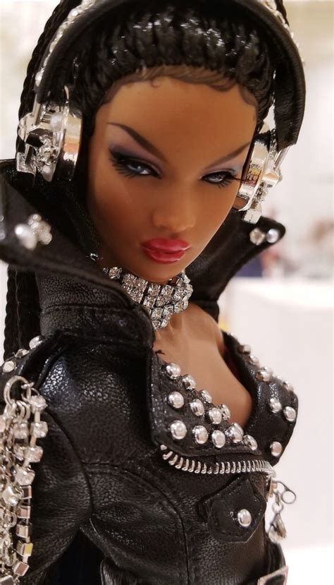 Pin By 🏦⚜teryl⚜🏦 On Dolls Black Leather Beautiful Barbie Dolls