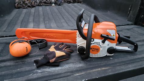 First Stihl chainsaw. Hell, first chainsaw ever! Already loving it