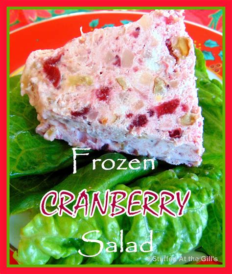 Frozen Holiday Cranberry Salad