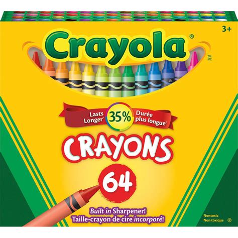 Crayola Crayons 64 Pack Classroom Essentials Scholastic Canada