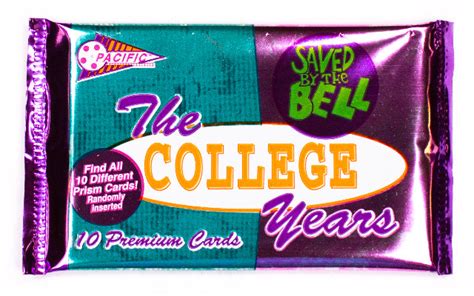 Saved By The Bell College Years Vintage Trading Cards One Pack 1994 90