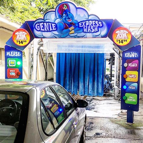 It's for genie the car wash service where a bunch of busy people whirl about your car and make her shine like bling. Genie Car Wash & Oil Change - Home | Facebook