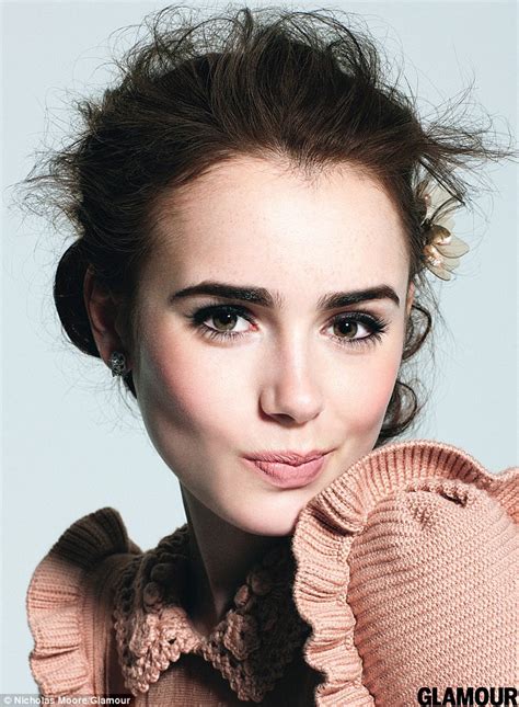 Lily Collins Unibrow