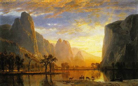 Valley Of The Yosemite Albert Bierstadt Encyclopedia
