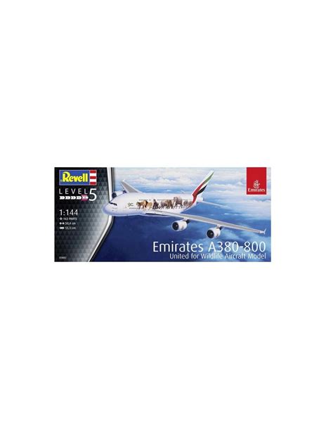 Revell 3882 Airbus A380 Emirates Wild Life