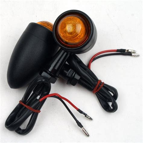 What is a bobber motorcycle, exactly? Buy Black Bullet LED Turn Signal For Harley Sportster Dyna ...