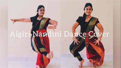 Aigiri Nandini Dance Cover Kandyan Dance And Bharatha Natyam Youtube