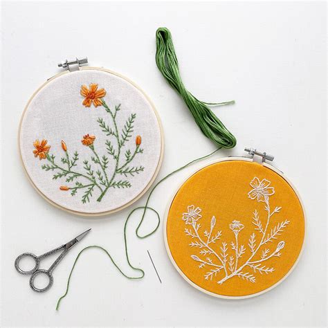 The Story Behind My Beautiful New Marigold Botanical Embroidery Designs