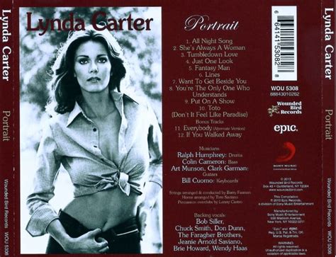 Lynda Carter Portrait Expanded Edition 1978 Cd The Music Shop