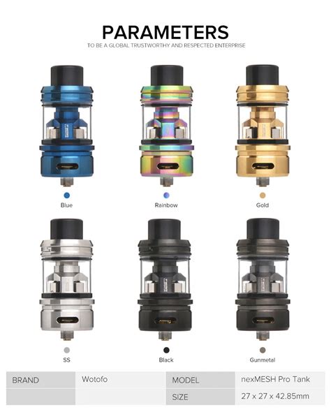 Wotofo Nexmesh Pro Tank £2149 Fast Delivery Legion Of Vapers