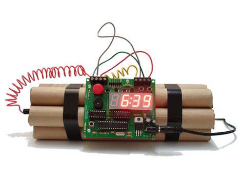 Dynamite Alarm Clock That Has To Be Defused In Order To Turn Off