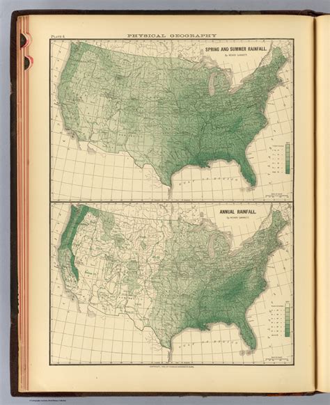 4 Rainfall David Rumsey Historical Map Collection