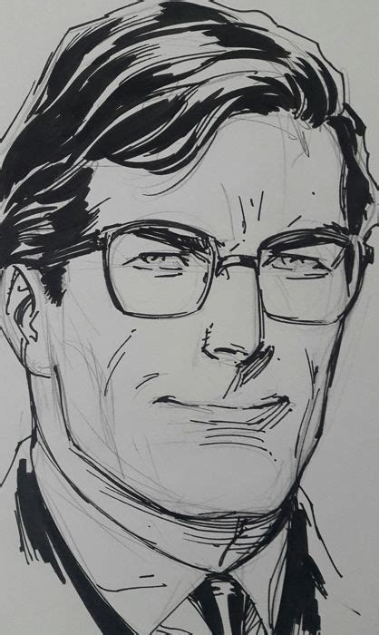 Original Sketch By Gary Frank Clark Kent Superman Catawiki