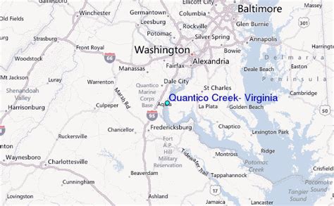 Quantico Creek Virginia Tide Station Location Guide