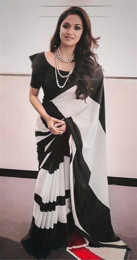 Beautiful Fancy Black And White Bollywood Ultra Satin Printed Etsy Saree Jacket Designs