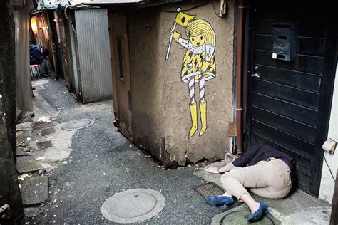 A Japanese Woman Passed Out Drunk In A Dirty Tokyo Alleyway — Tokyo Times