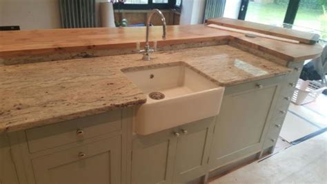 Kitchen granite worktop has been supplying quality stone worktops. River White Granite Kitchen Worktops - Watersfield