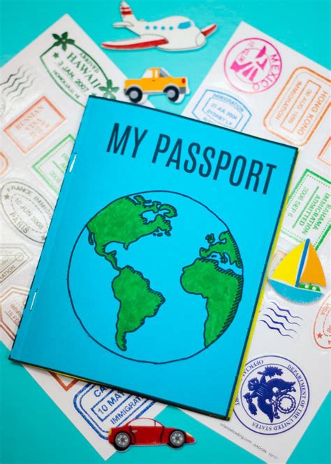 Here's an origami 101 lesson: DIY Mini Passport Book + Free Printable | Passports for ...