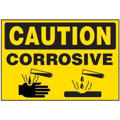 Chemical Labels Corrosive Seton Canada