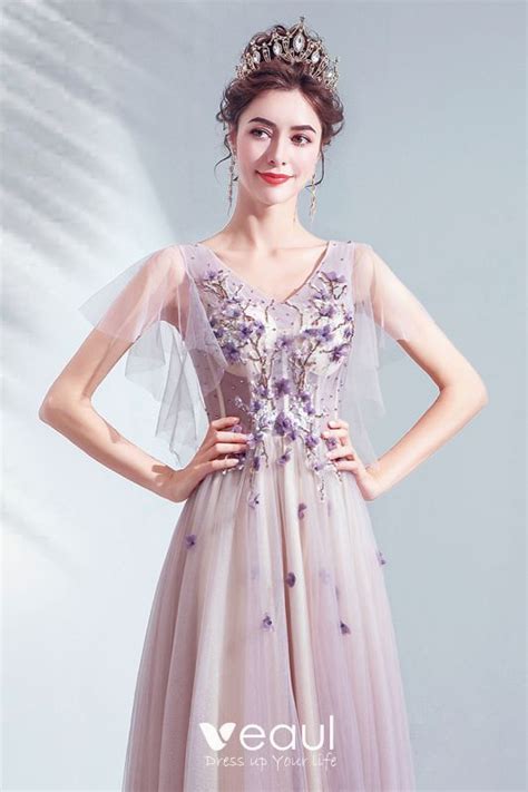 Affordable prices + free shipping on dresses, tops, shoes & accessories. Chic / Beautiful Purple Prom Dresses 2020 A-Line ...
