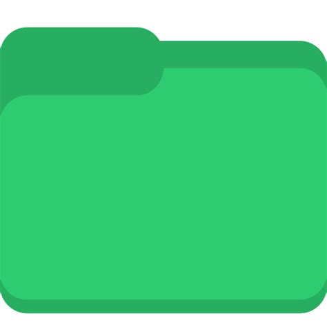 Green Folder Icon Free Svg Images