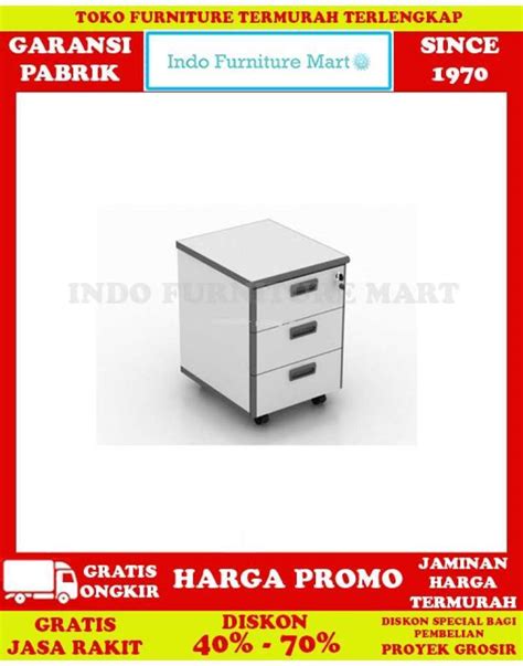 Jual Lemari Arsip Filing Cabinet Laci Kantor Dorong Kayu Modera Md 331