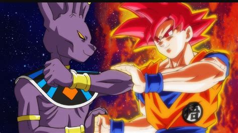 Super Saiyan God Goku Vs Beerus The Destoyer English Dub 1080p